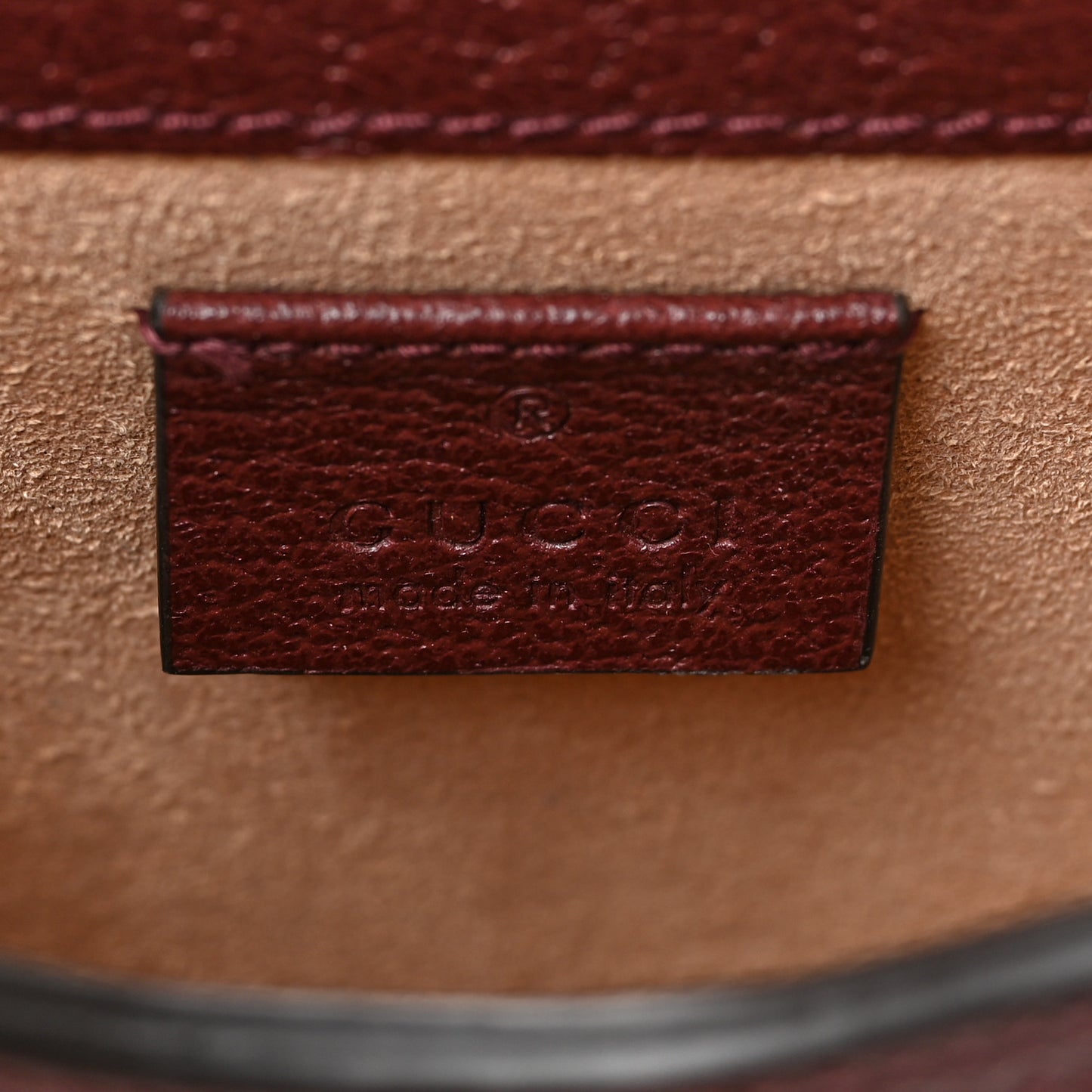 Monogram Textured Dollar Calfskin Mini Horsebit 1955 Crossbody Bag Sahara Rubino Chardonnay