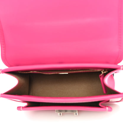 MCM Visetos Small Patricia Satchel Pink 5 of 9
