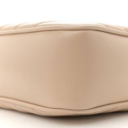 Saint Laurent Calfskin Matelasse Monogram Lou Camera Bag Dark Beige 10 of 12