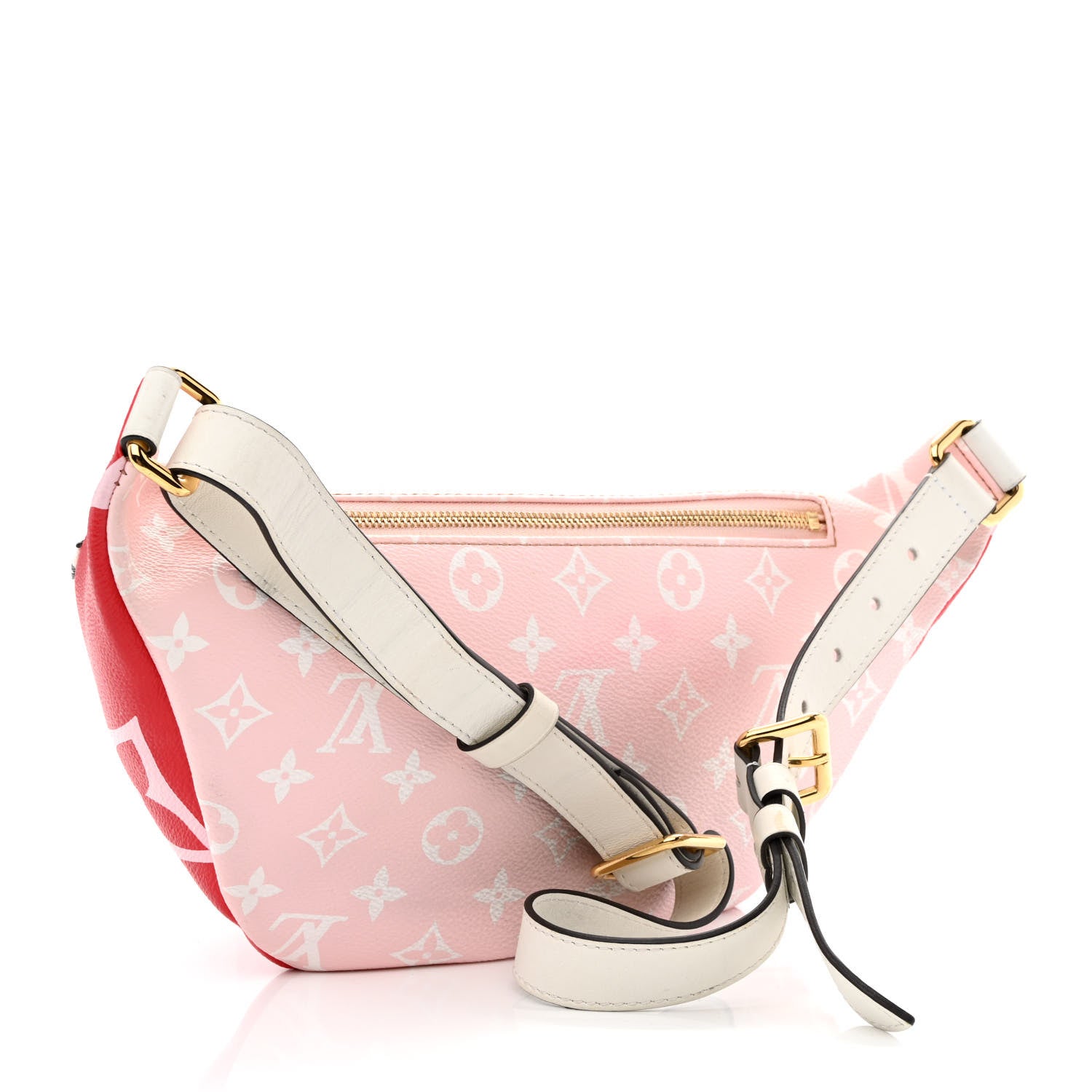 Louis Vuitton Monogram Giant Bumbag Rouge 3 of 13