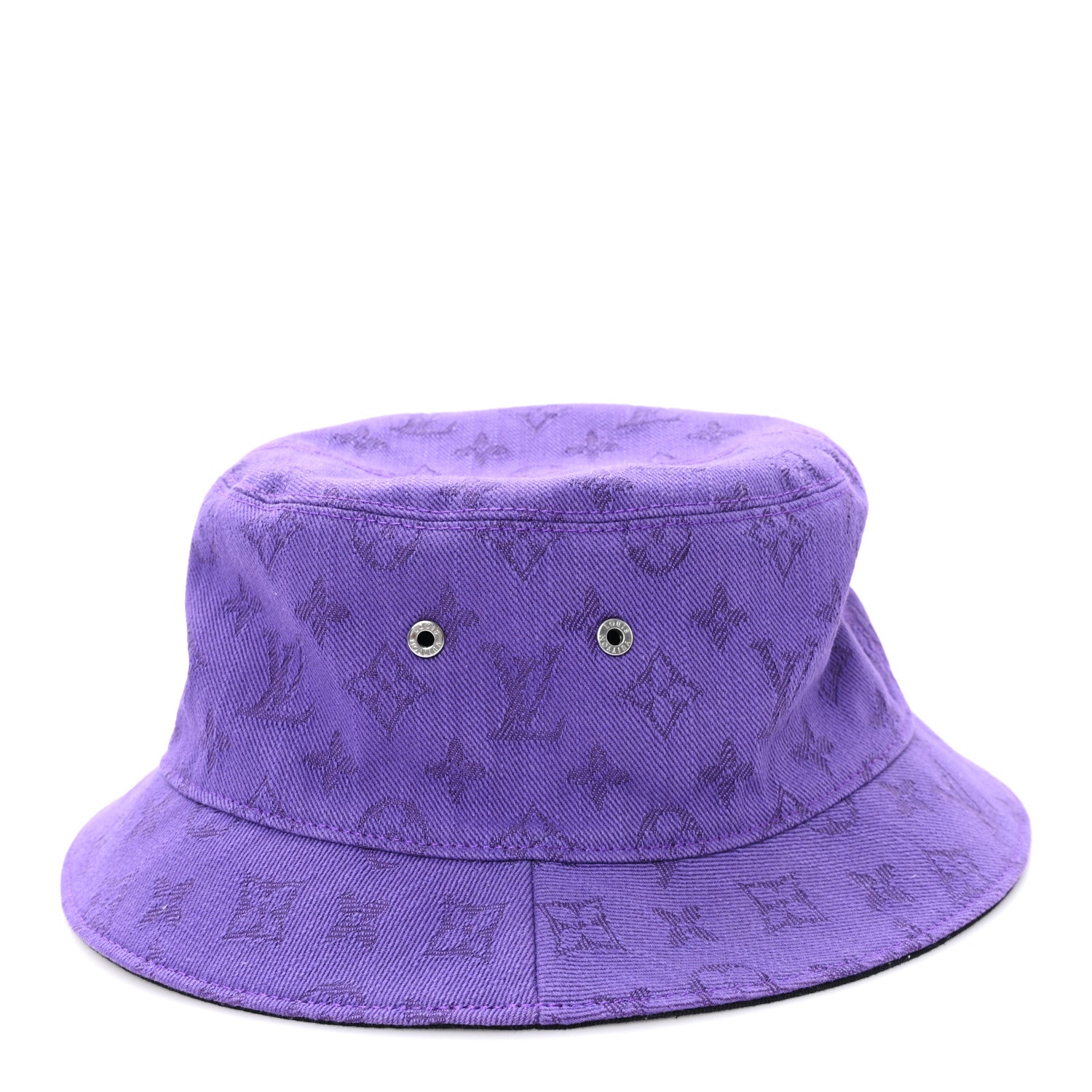 Louis Vuitton Monogram Denim Essential Bucket Hat 60 Violet 6 of 8