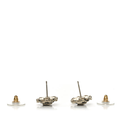 Chanel CC Chain Earrings Golden Black 3 of 4