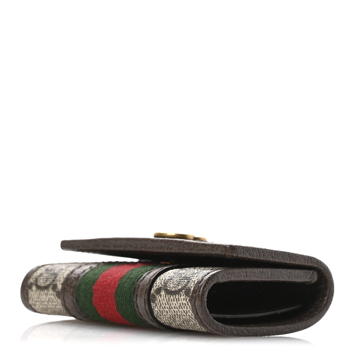 Gucci GG Supreme Monogram Web Ophidia 6 Key Holder Case Beige New Acero 4 of 8