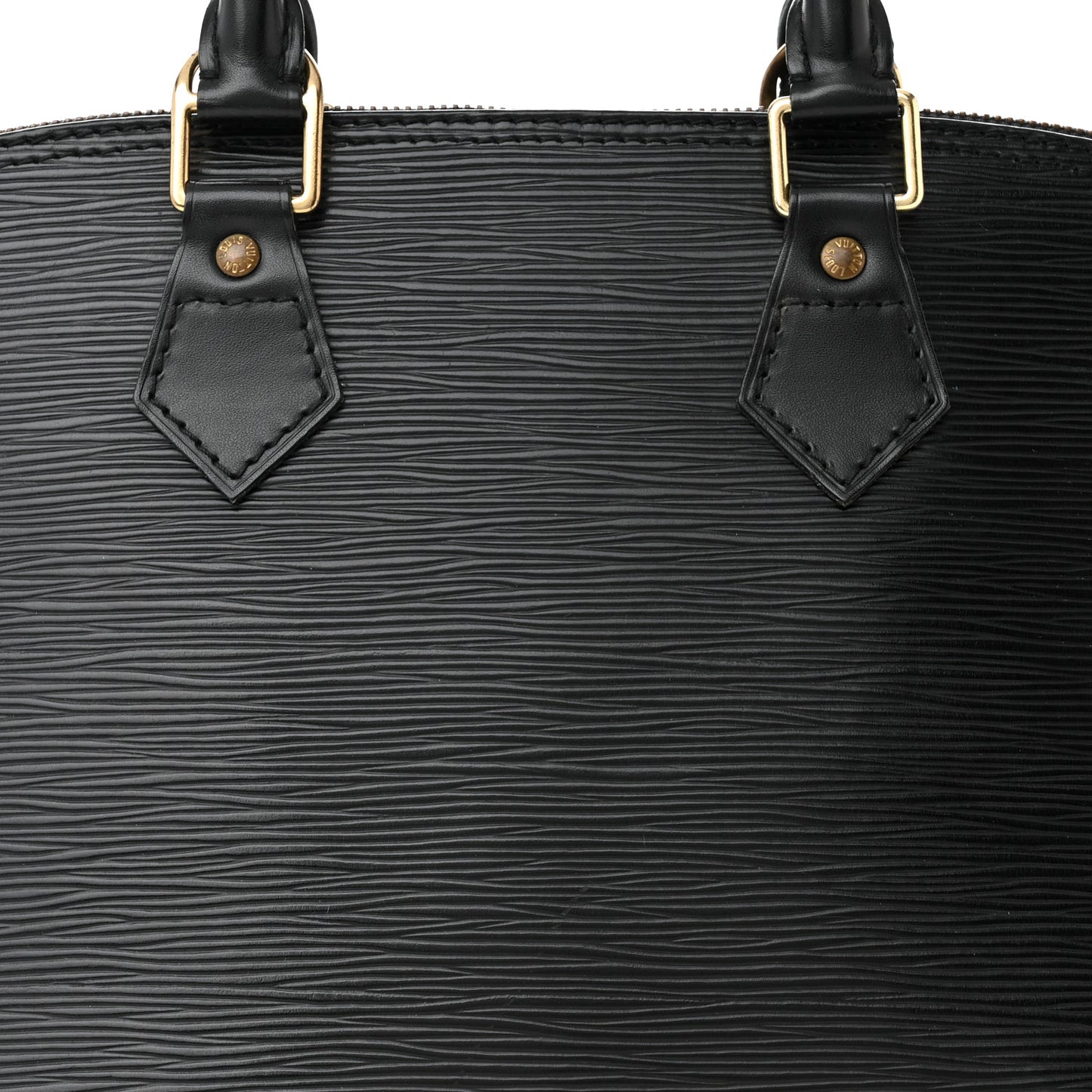 LOUIS VUITTON Epi Alma PM Black