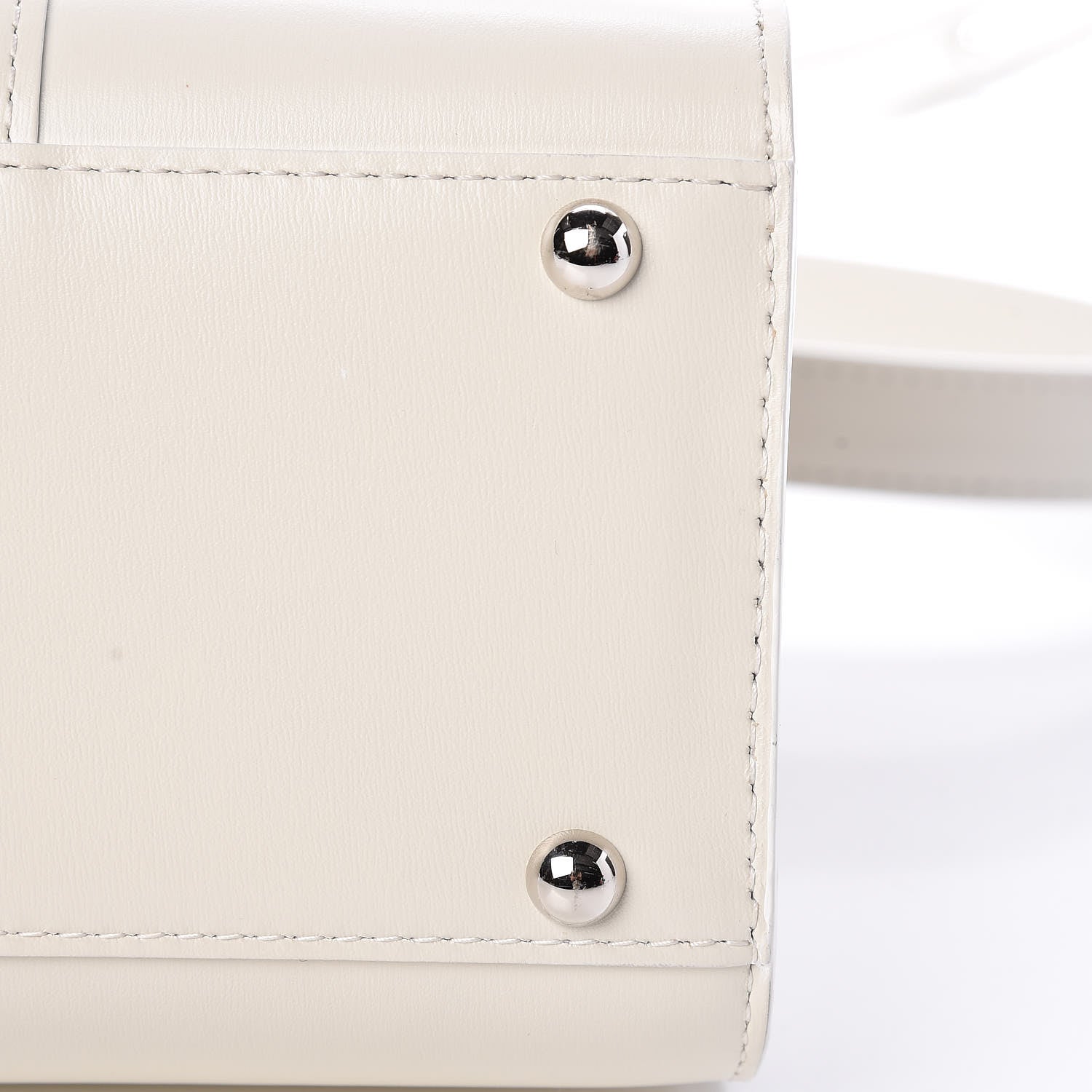 Delvaux Calfskin Mini Brillant Satchel Ivory 22 of 22