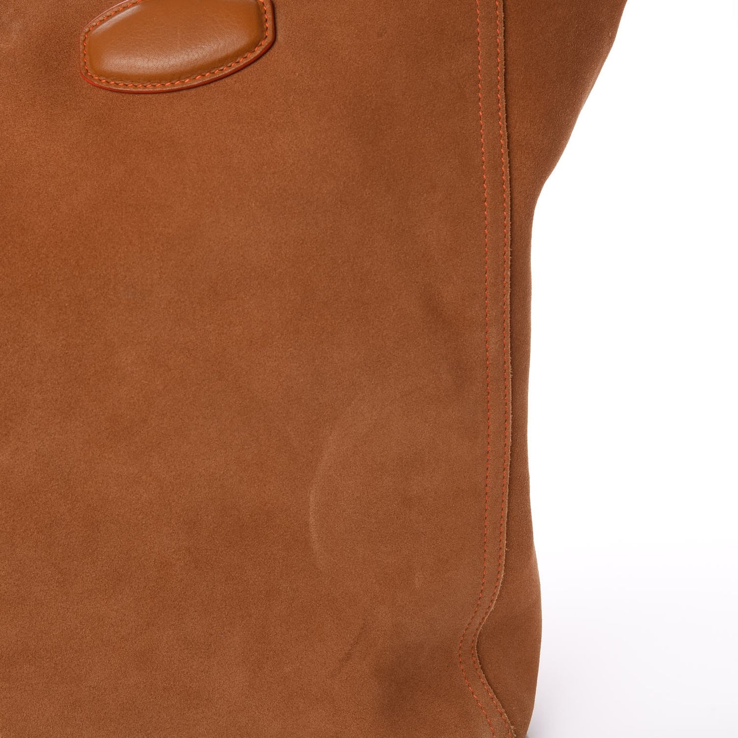 Suede Lined Tote Tan