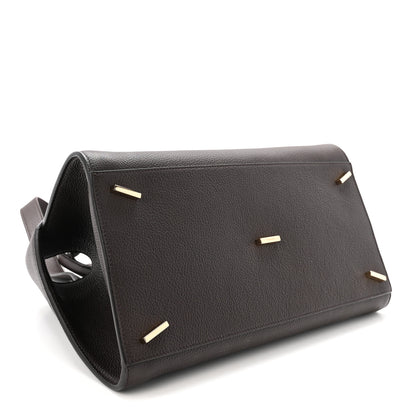 Salvatore Ferragamo Calfskin Small Hug Bag Testa Di Moro Burnt Ocra 4 of 10