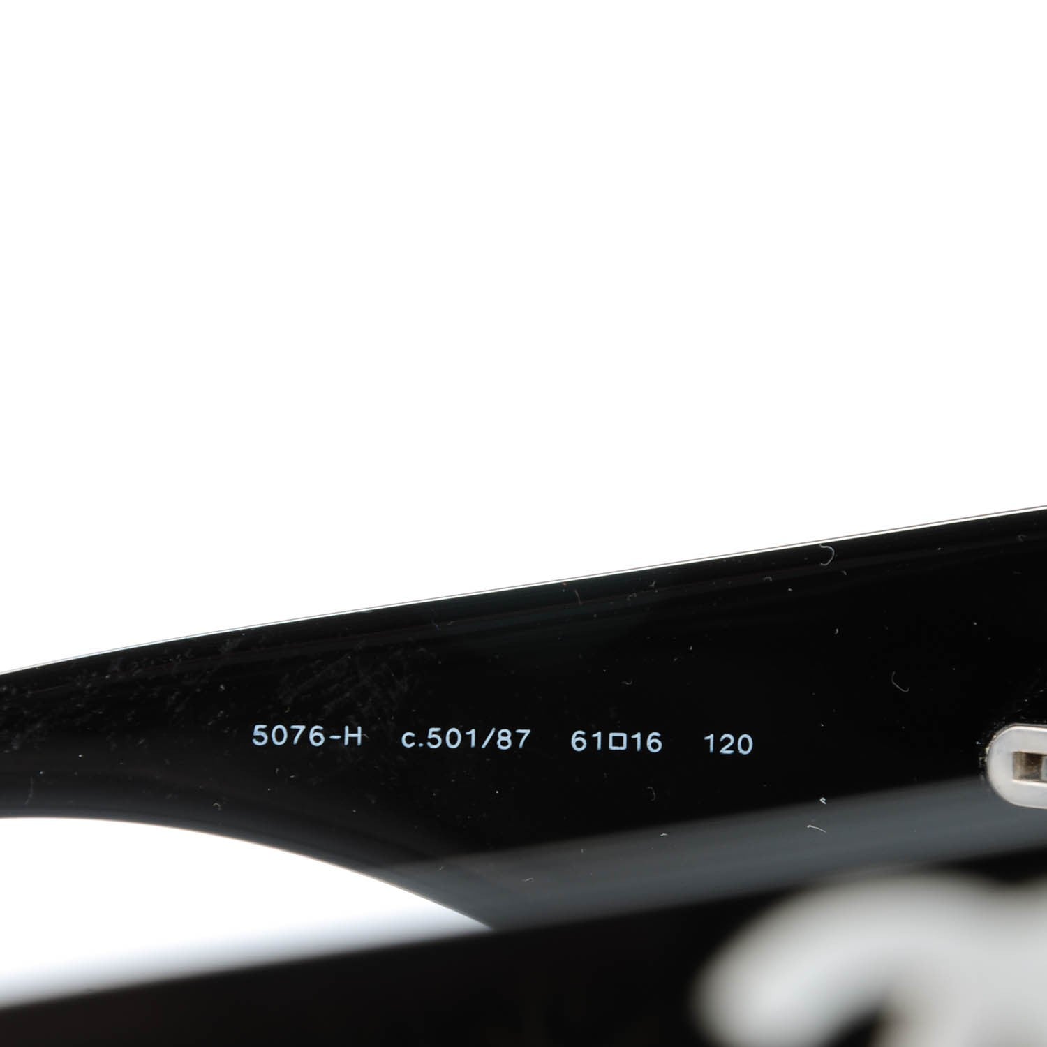 Chanel Mother of Pearl CC Sunglasses 5076-H Black 4 of 5
