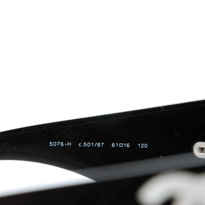 Chanel Mother of Pearl CC Sunglasses 5076-H Black 4 of 5