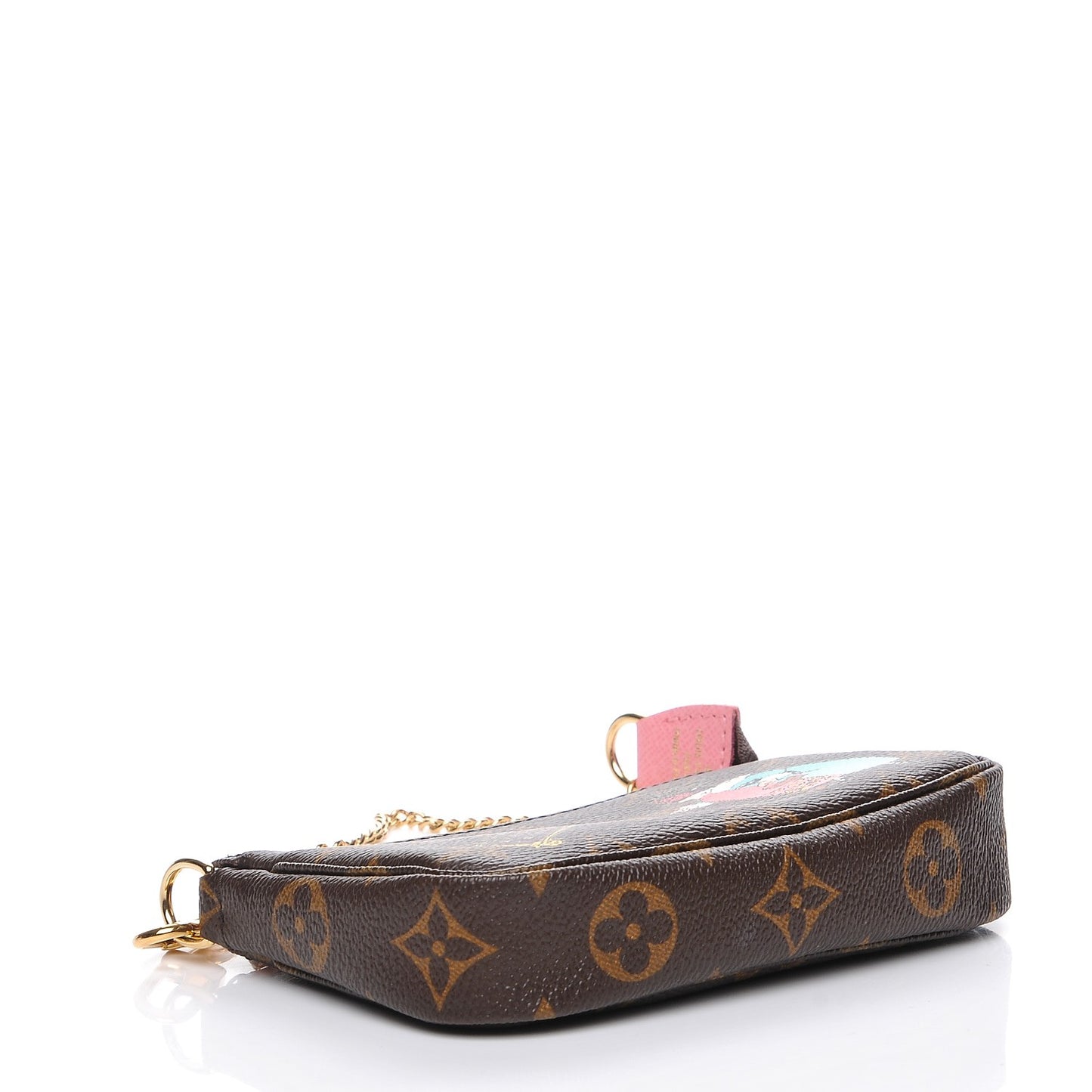 Monogram Illustre Mini Pochette Accessories Rose