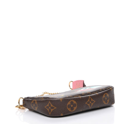 Louis Vuitton Monogram Illustre Mini Pochette Accessories Rose 4 of 8