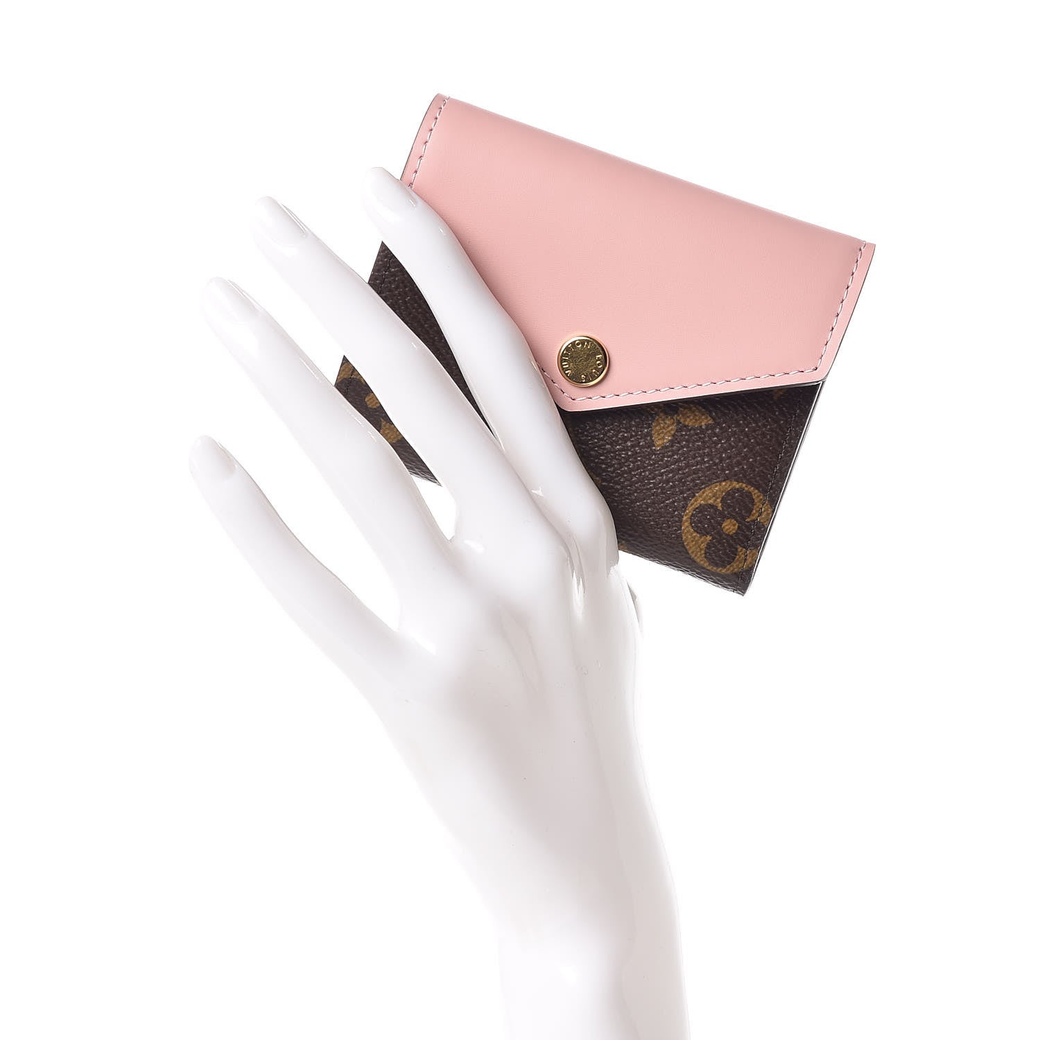 Louis Vuitton Monogram Zoe Wallet Rose Ballerine 2 of 10