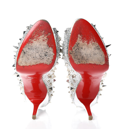 Christian Louboutin Strass Very Mix 150 Pumps 41.5 Silver 7 of 25
