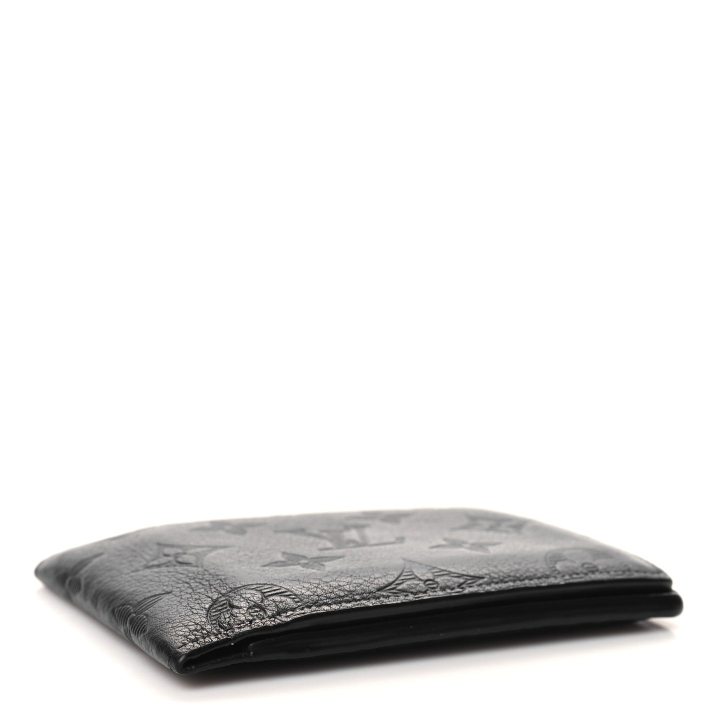 Calfskin Monogram Shadow Multiple Wallet Black