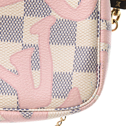 Louis Vuitton Damier Azur Tahitienne Mini Pochette Accessories 10 of 11