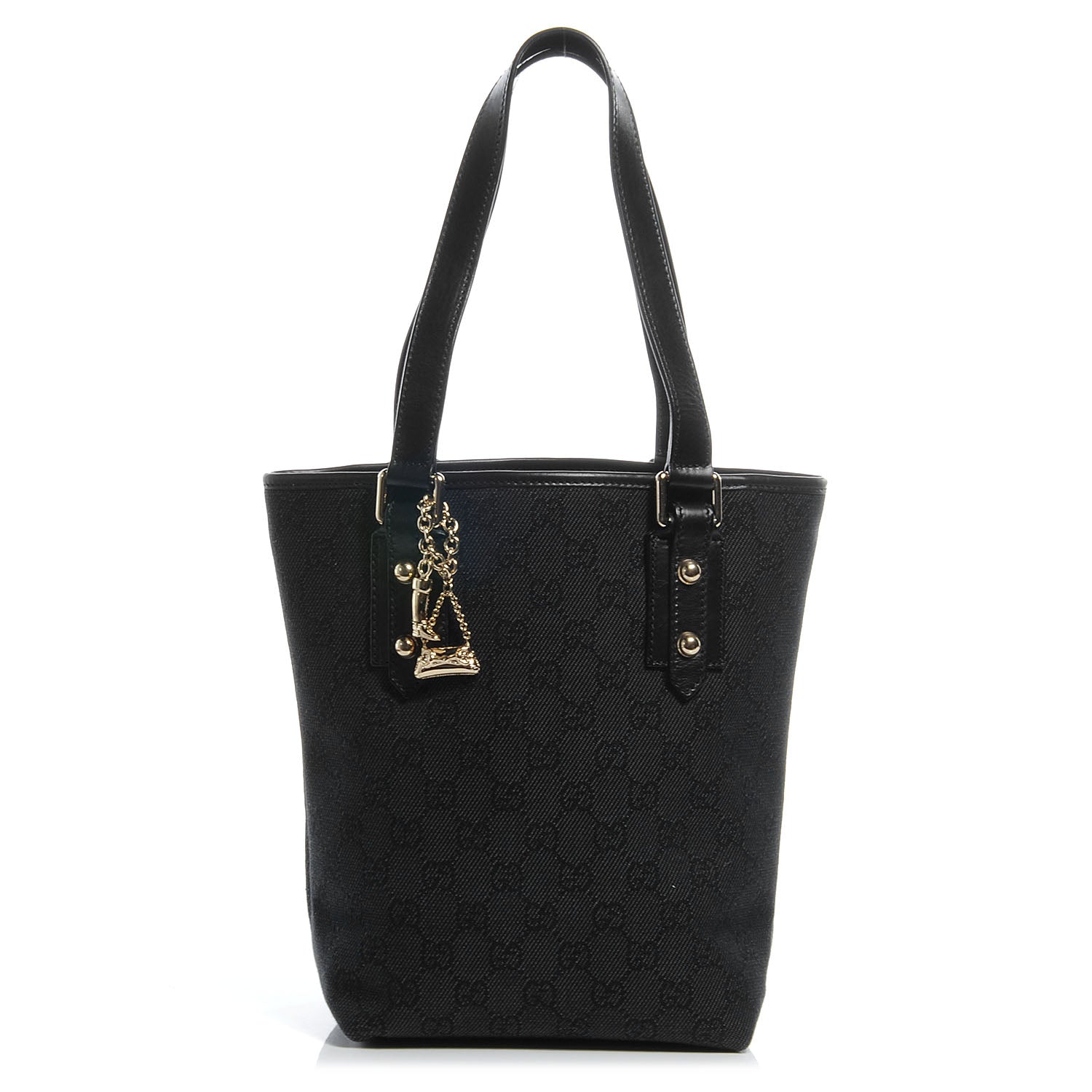 Gucci GG Monogram Small Jolicoeur Vertical Tote Black 1 of 7