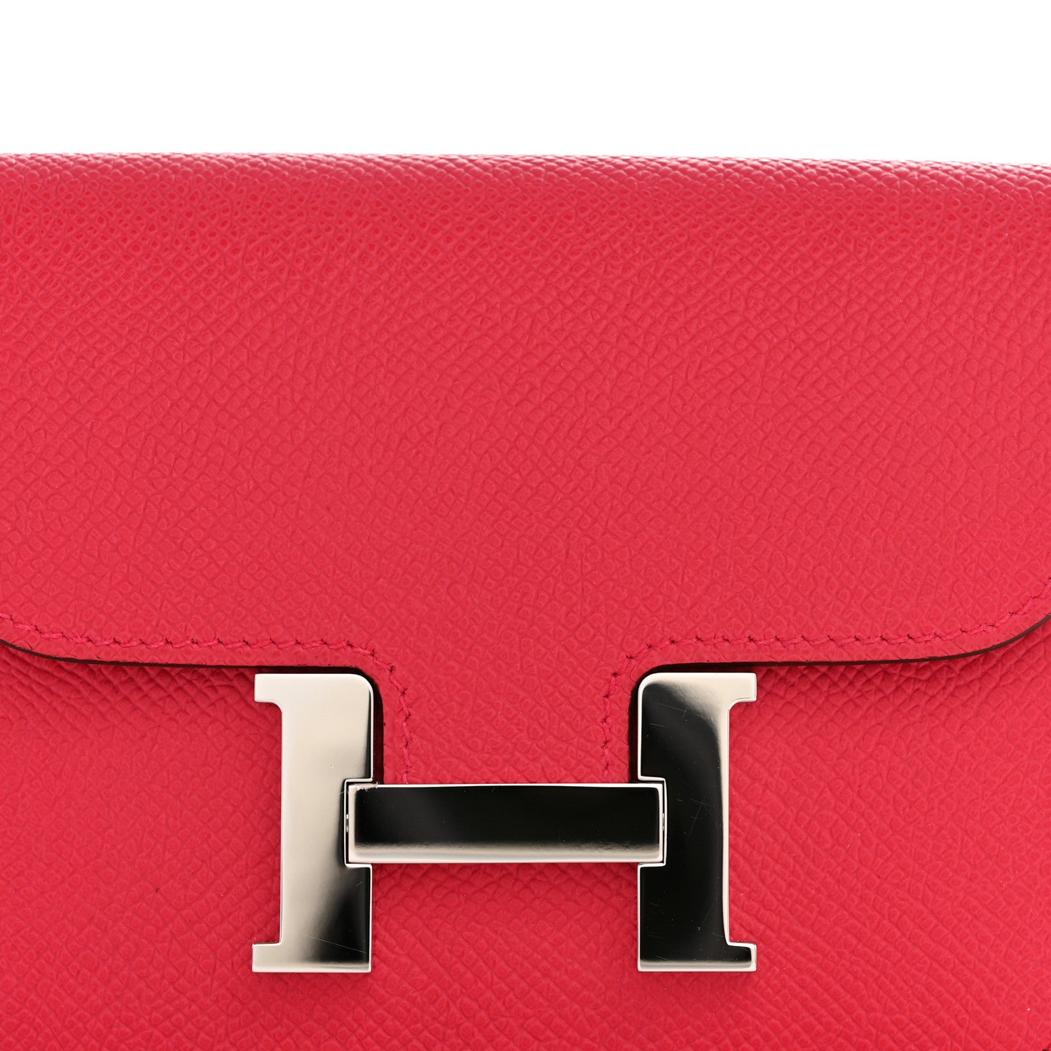 Hermes Epsom Constance Slim Wallet Rose Extreme 10 of 11