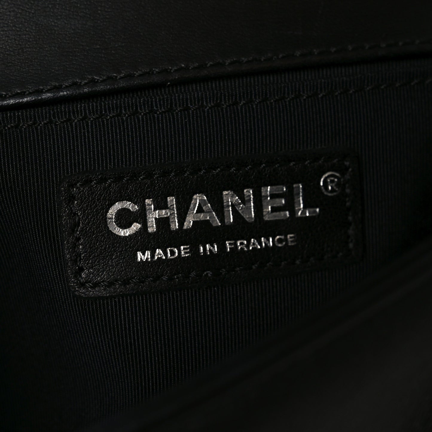 Calfskin Pleated Medium Boy Flap Black