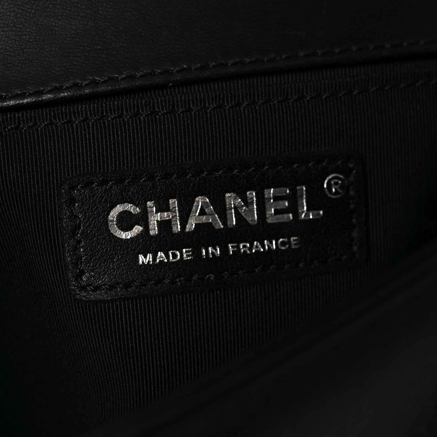 Chanel Calfskin Pleated Medium Boy Flap Black 6 of 10
