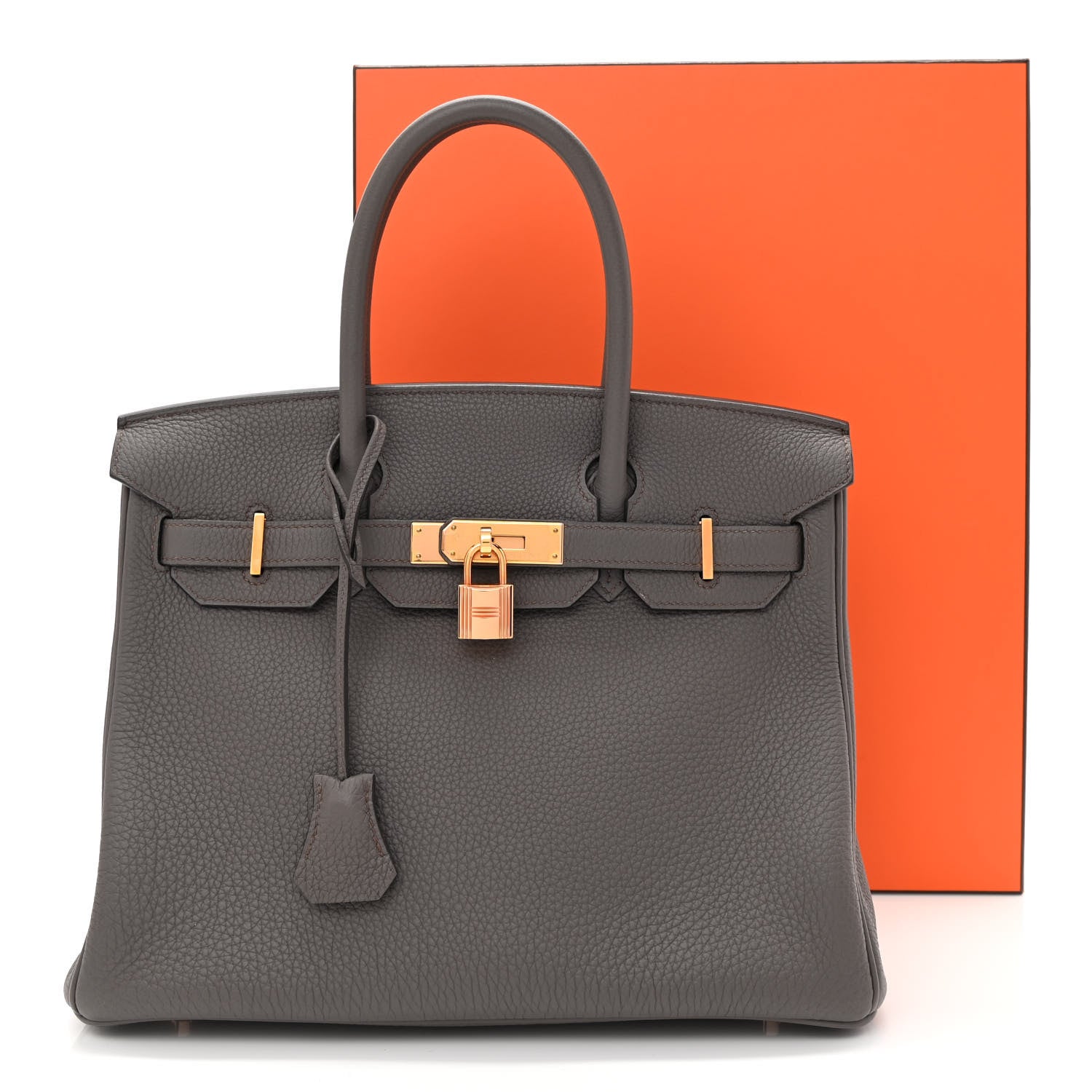 Hermes Togo Birkin 30 Etain 11 of 11