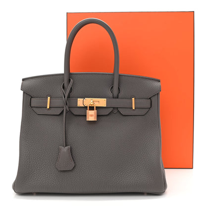 Hermes Togo Birkin 30 Etain 11 of 11