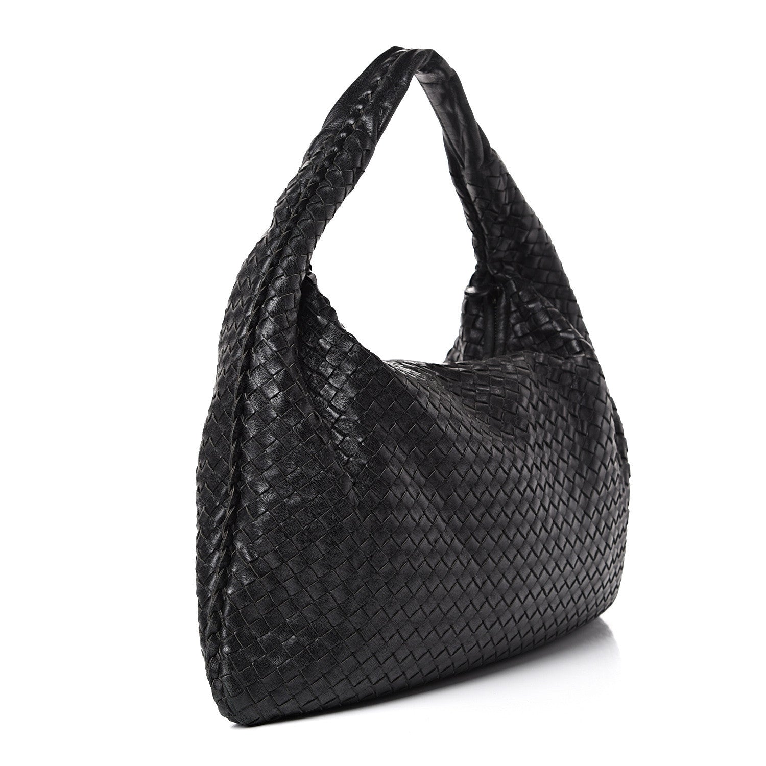 Bottega Veneta Nappa Intrecciato Large Veneta Hobo Black 2 of 12