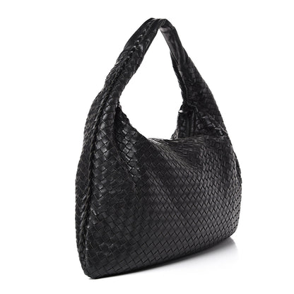Bottega Veneta Nappa Intrecciato Large Veneta Hobo Black 2 of 12