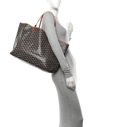 Goyard Goyardine Saint Louis GM Black Gold 2 of 11