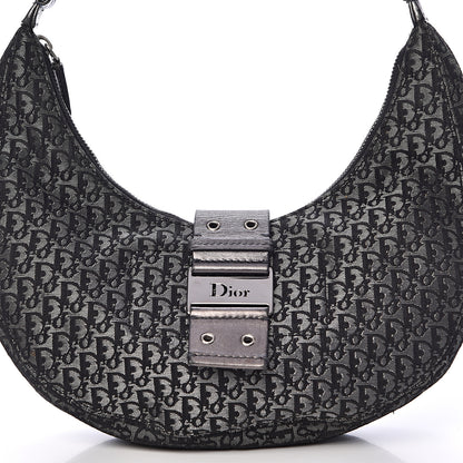 Christian Dior Monogram Street Chic Hobo Silver Black 15 of 15