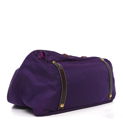 Prada Tessuto Nylon Pietre Jeweled Tote Anemone 4 of 9