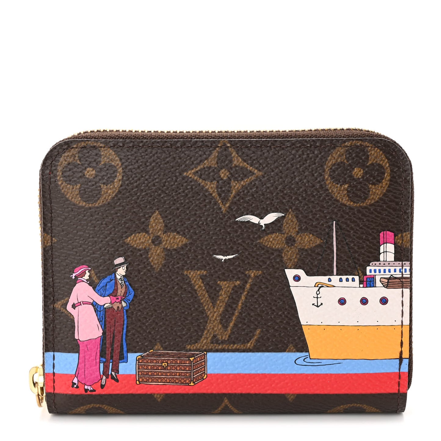 Monogram 2016 Christmas Animation Zippy Coin Purse