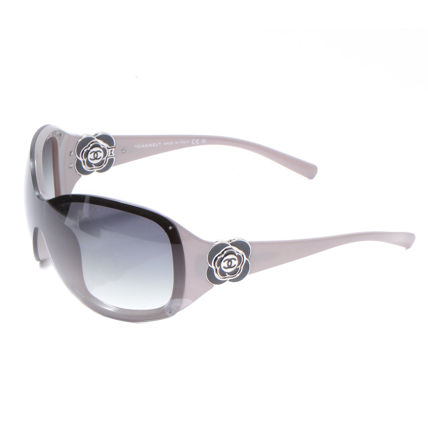 Chanel Camellia CC Sunglasses 6032 White 2 of 6