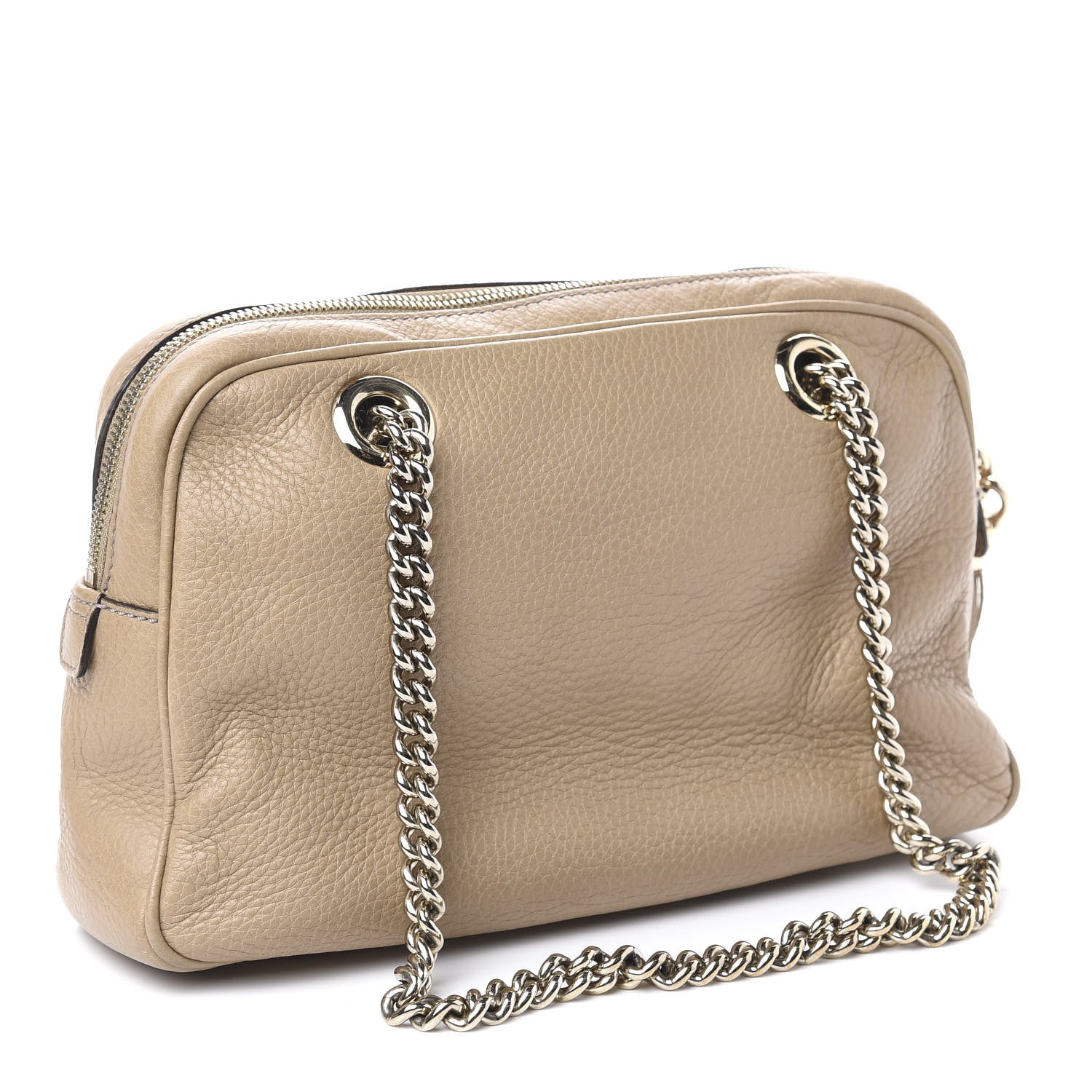 Gucci Pebbled Calfskin Small Soho Bowler Camelia 3 of 10