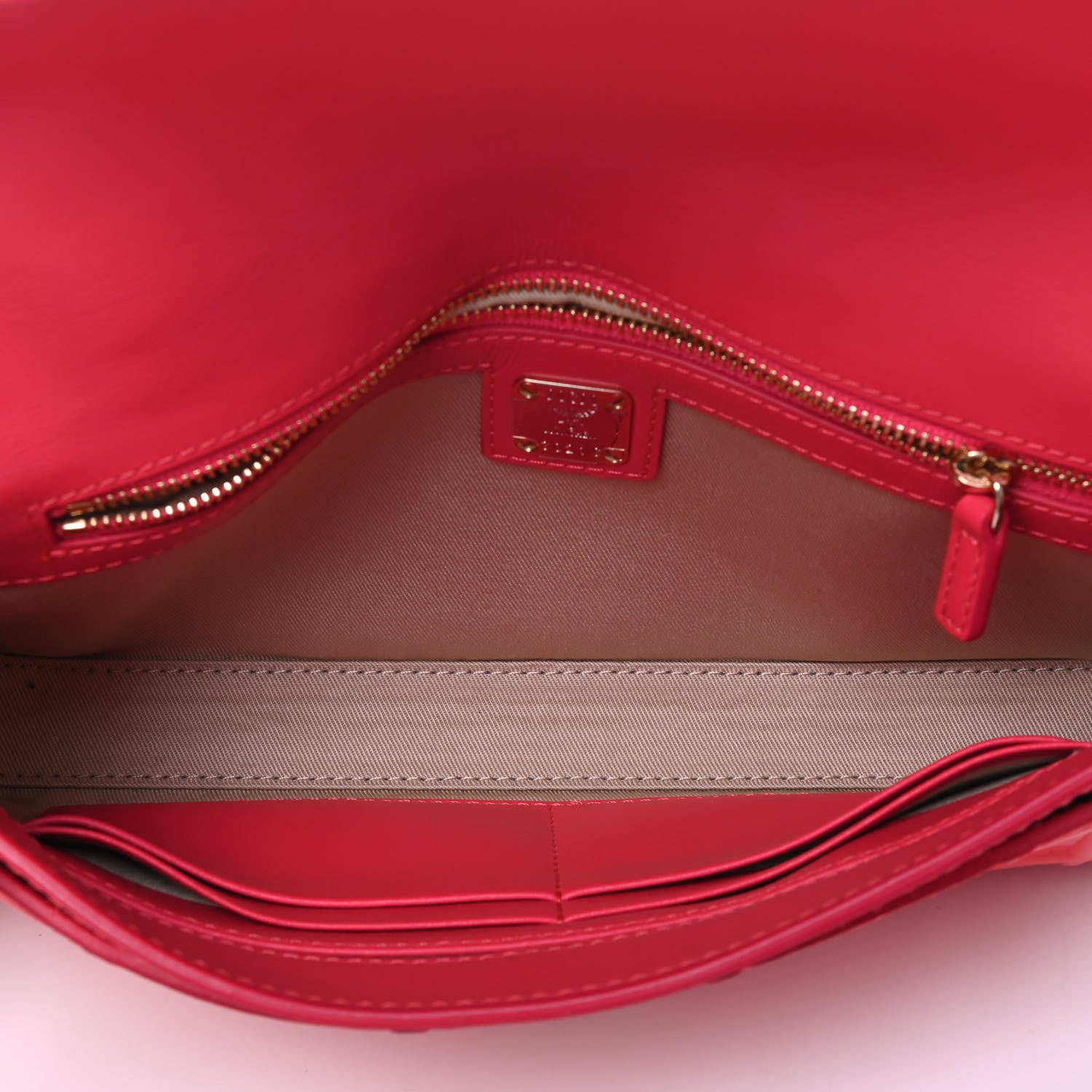 MCM Diamond Patent Medium Millie Crossbody Bag Pink 4 of 8