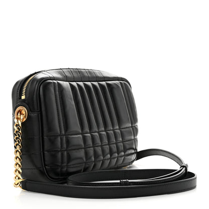 Burberry Calfskin Quilted Small Lola Camera Bag Black 3 of 11