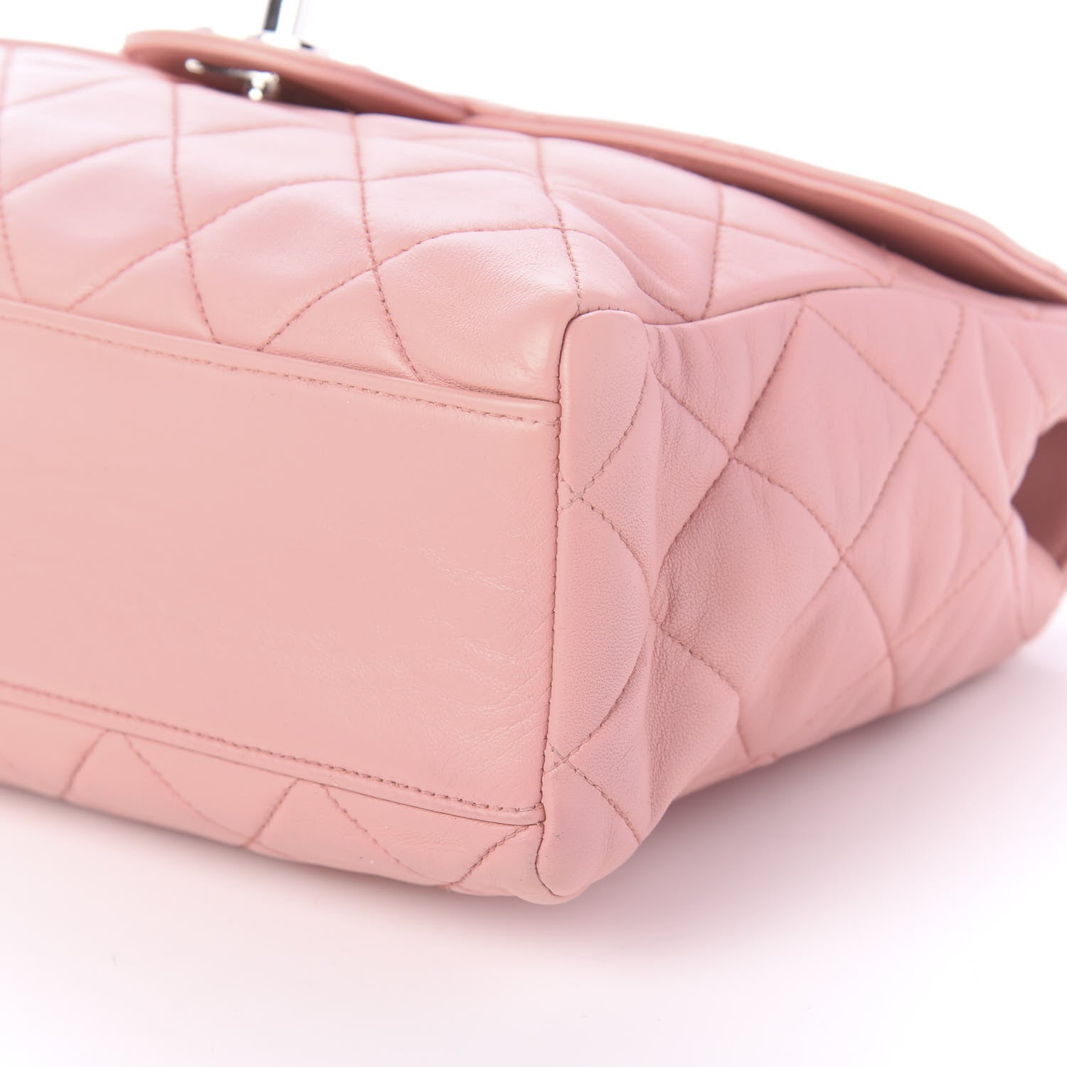 Chanel Lambskin Quilted Small Single Flap Pink 7 of 10