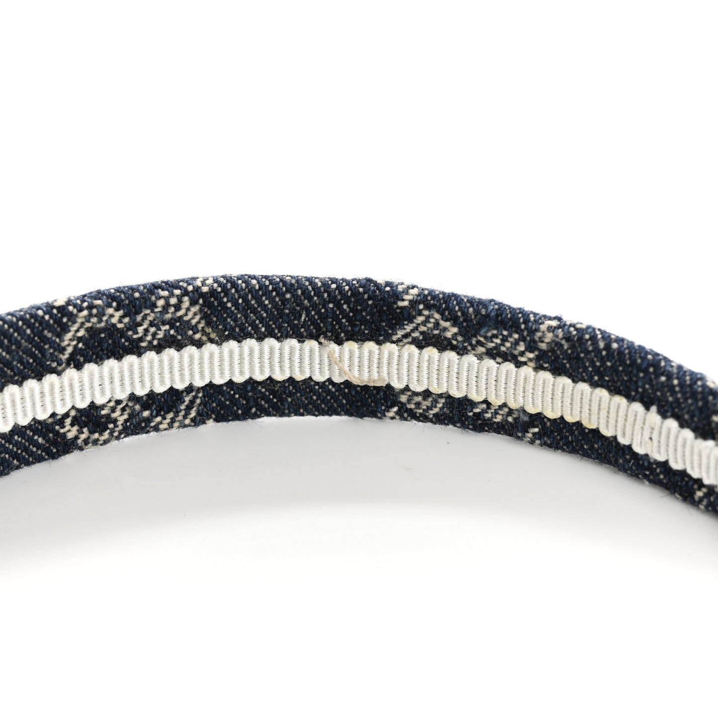 Denim Monogram Headband