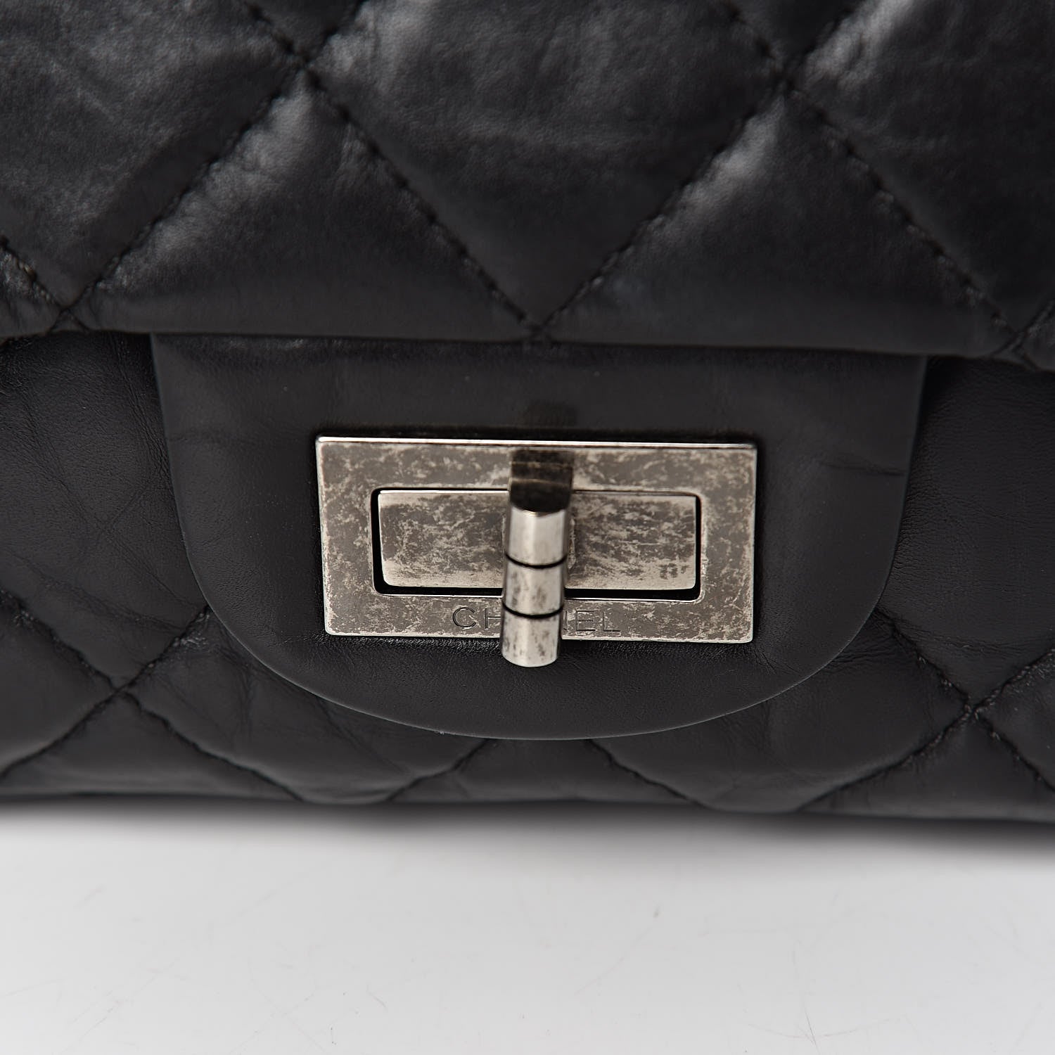 Chanel Aged Calfskin Quilted 2.55 Reissue 227 Flap Black 11 of 11