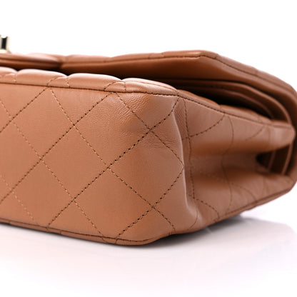 Chanel Lambskin Quilted Medium Double Flap Brown 9 of 9