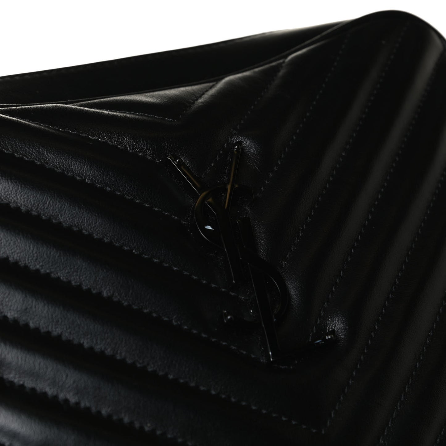 Calfskin Matelasse Monogram Lou Camera Bag Black