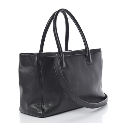 Chanel Calfskin Cerf Shopper Tote Black 4 of 14