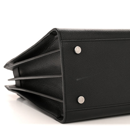 Saint Laurent Grained Calfskin Small Sac De Jour Black 9 of 14