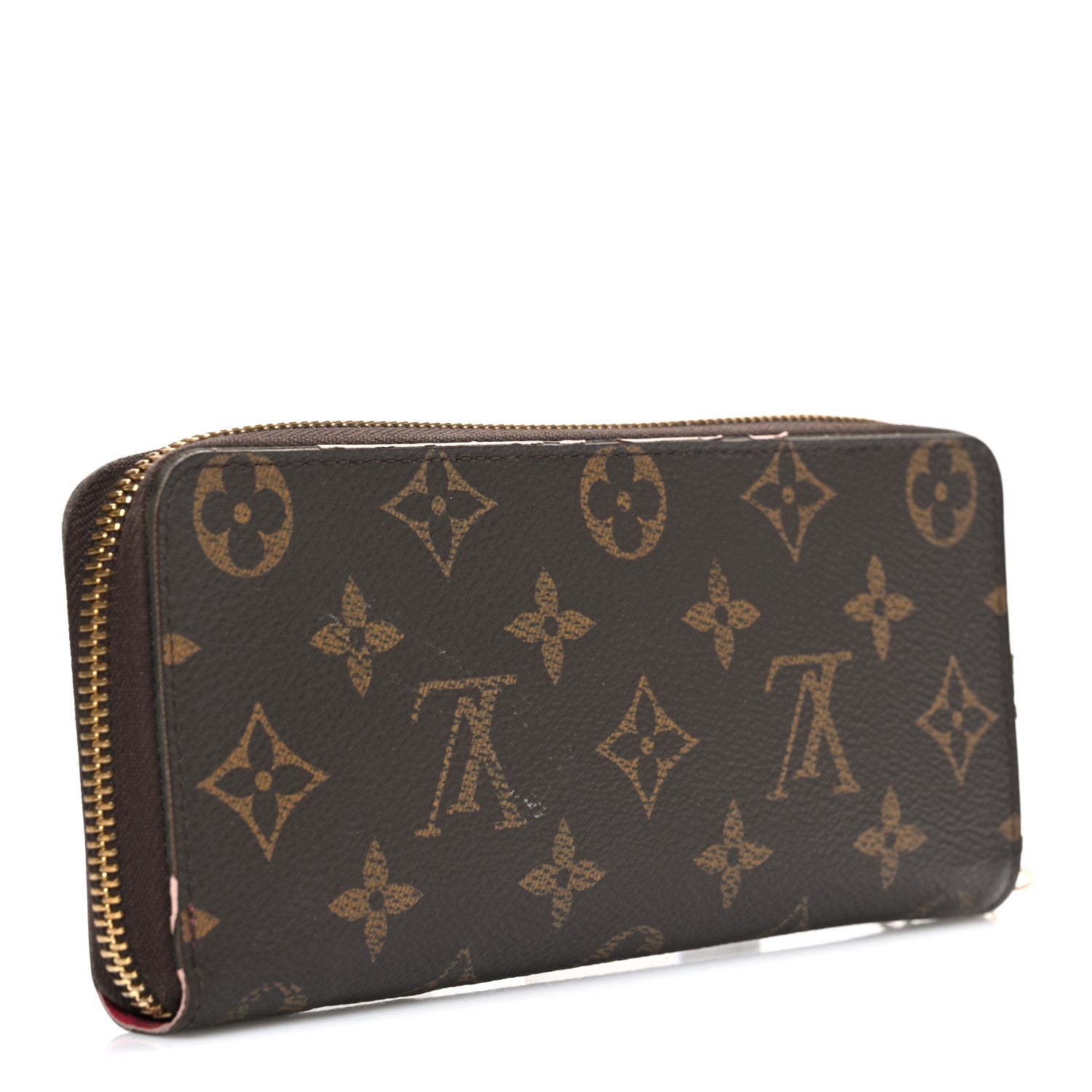 Louis Vuitton Monogram Bloom Flower Clemence Wallet Fuchsia 3 of 10