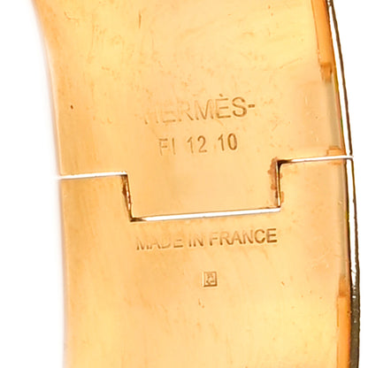 Hermes Enamel Wide Clic Clac H Bracelet PM Marron Glace 4 of 4