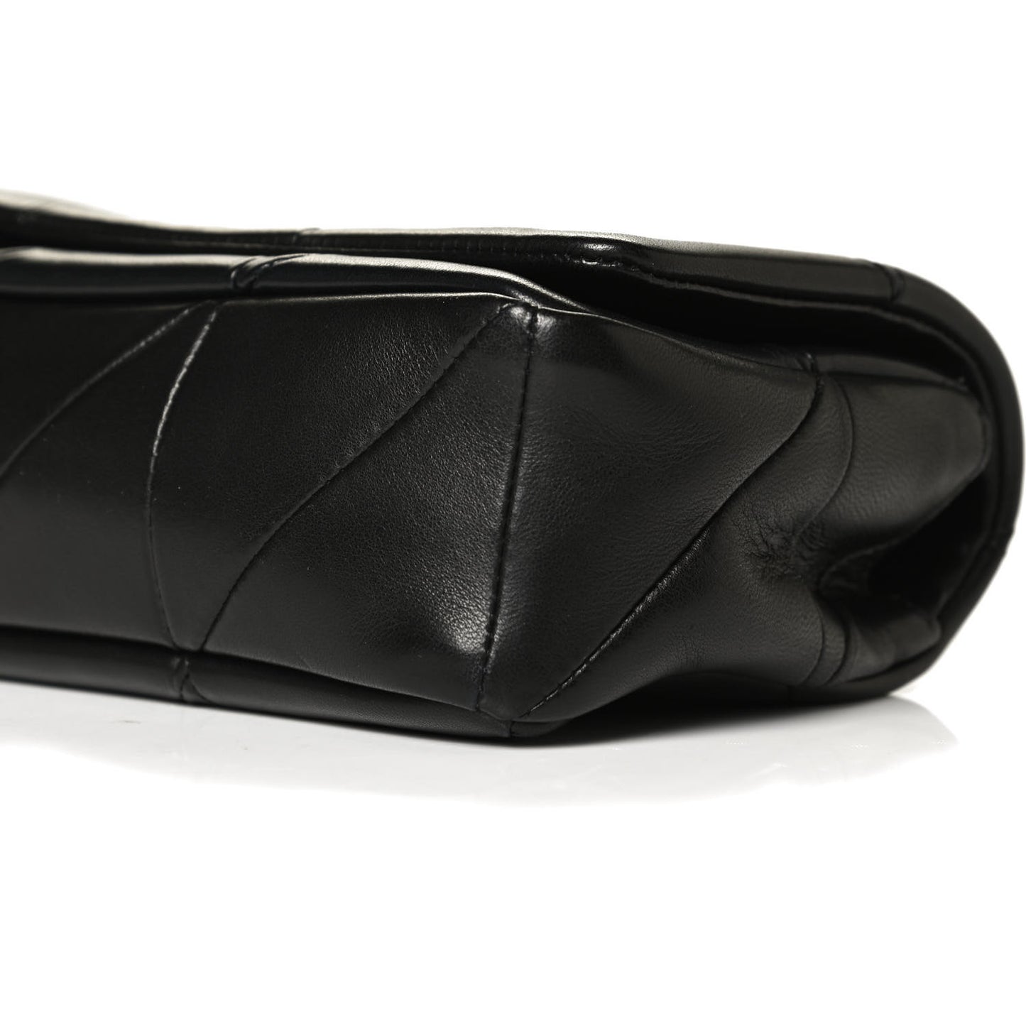 Lambskin Patchwork Monogram Small Jamie Black