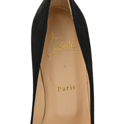 Christian Louboutin Veau Velours Viva 85 Pumps 37.5 Black 8 of 9