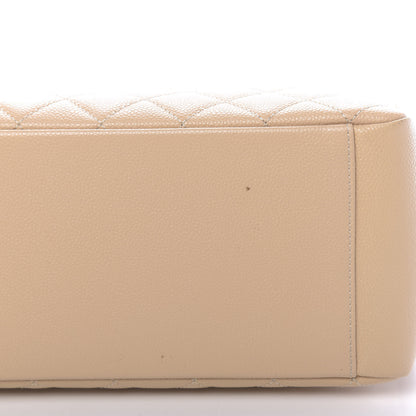 Chanel Caviar Quilted Grand Shopping Tote GST Beige Clair 10 of 12
