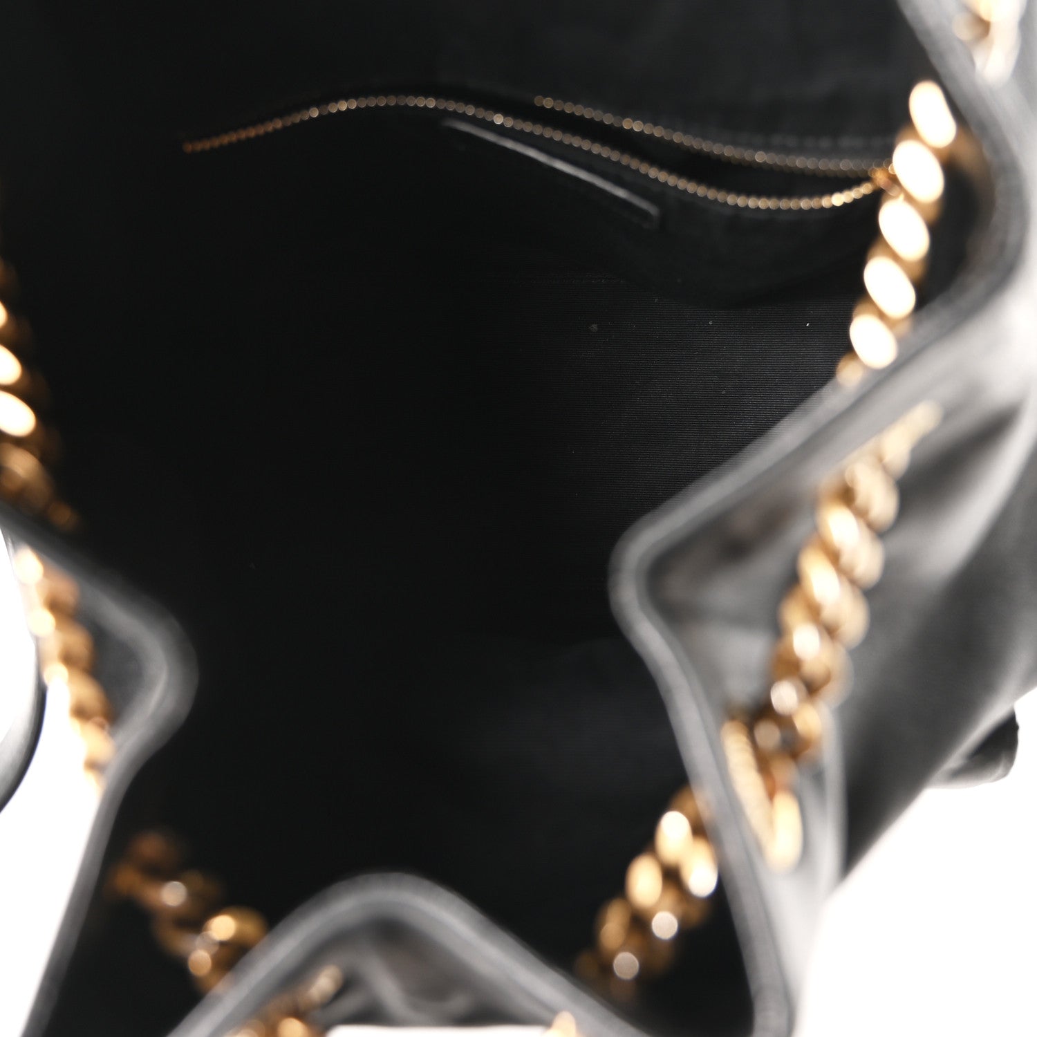 Saint Laurent Lambskin Matelasse Monogram Joe Backpack Black 5 of 10
