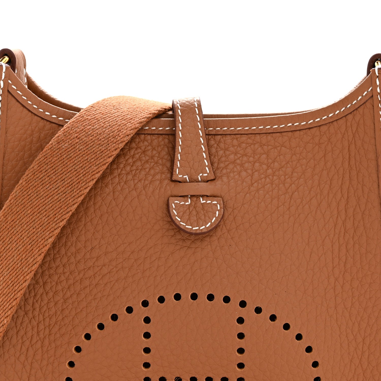 Hermes Taurillon Clemence Evelyne TPM Gold 8 of 11