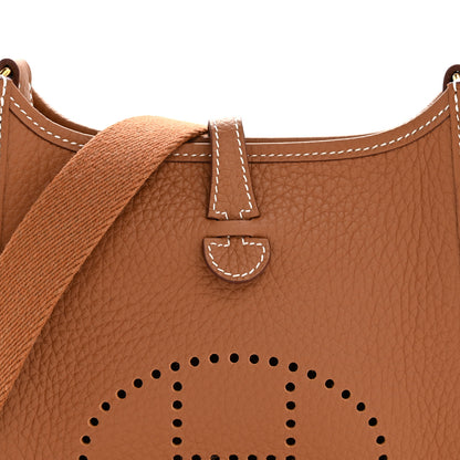 Hermes Taurillon Clemence Evelyne TPM Gold 8 of 11